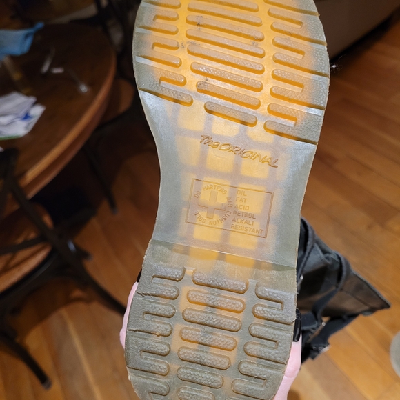 Women's Dr Marten discontinued PHINA Distressed Motorcycle Boots - Picture 5 of 6